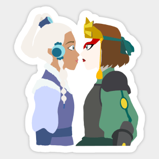 Minimalist Suki and Yue Sticker